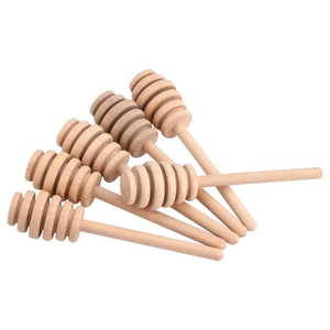 50 PCS Wooden Honey Mixing Stirrers