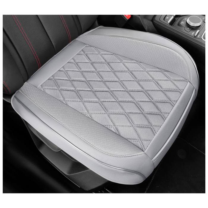 2PCS Car Seat Cover Luxury PU Leather Car Seat Bottom Cover