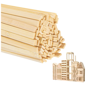 300 Pieces Nature Bamboo Sticks - 6"