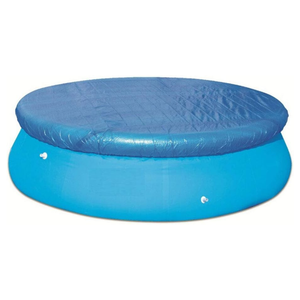Round Swimming Pool Cover, Durable Dustproof Rainproof Pool Cover for Inflatable Family Pool Paddling Pools (10ft)