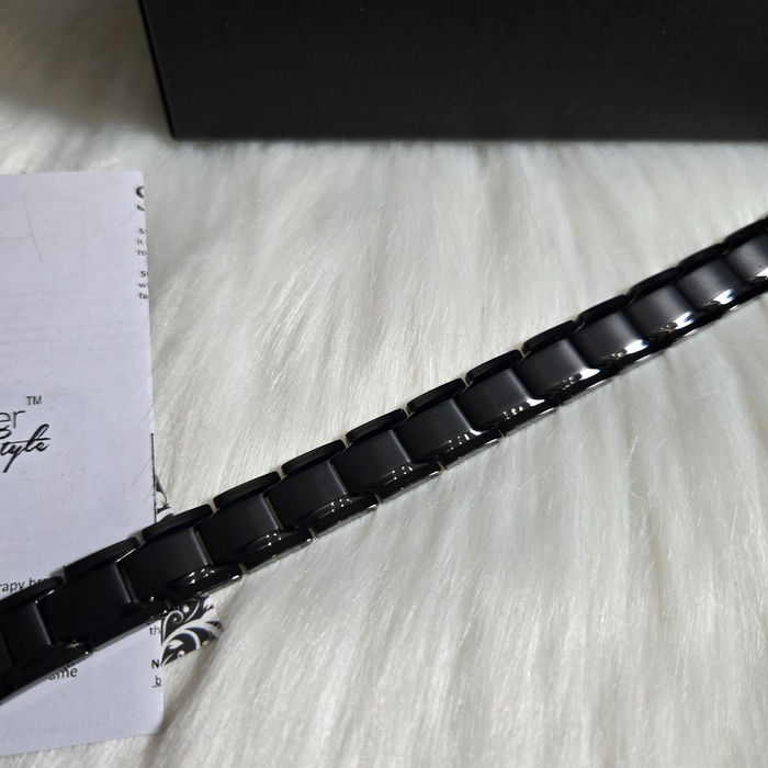 Black Titanium Magnetic Bracelet