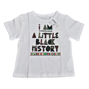 NWT | The Children's Place I Am A Little Black History Graphic Tee Shirt | 18-24