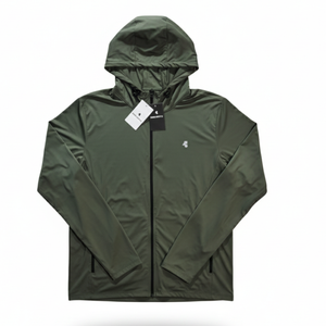 NWT | Maison Misfits 15 Olive Green Full-Zip Hooded Athletic Jacket | 2XL