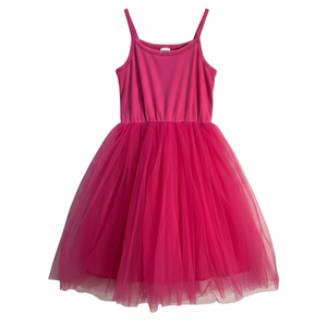 NWOT Girls Pink Ribbed Sleeveless Tutu Party Dress | 4/5T