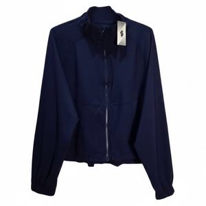 NWT | Soothfeel Navy Blue Full-Zip Lightweight Athletic Performance Jacket | XXL