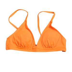 Amazon Essentials Vibrant Orange Triangle String Bikini Top | UPF 50+ | XS