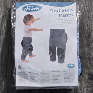 NIP Sevi Bebe "First Step" Padded Protective Baby Walking Pants | Blue | 6-14 Months