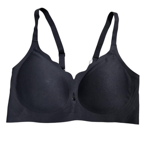 NWT | ProKloud Seamless Wireless Bra | Black Scalloped Neckline | XXL