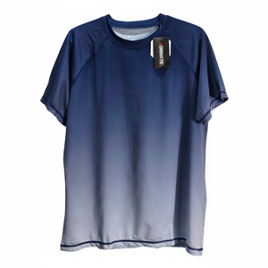 NWT | NOMINATE Men's Blue Ombré Performance Tee | UPF 50+ | Medium