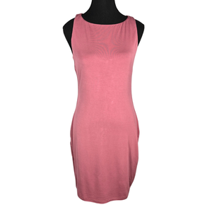 NWT | ZESICA Rose Pink Sleeveless Dress | Romantic Minimalist | Medium