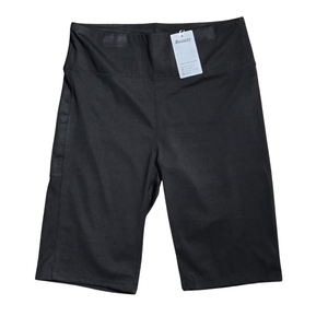NWT | Black High-Waist Bike Shorts | Side Pocket | Activewear | XL