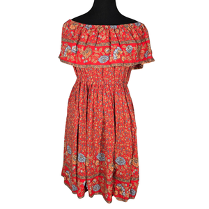 NWT | CHOIES Red Floral Off-The-Shoulder Dress | Boho Chic | Medium