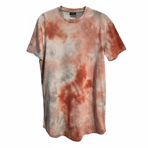 NWOT | LETAOTAO Orange & White Tie-Dye Performance T-Shirt | Sport | L