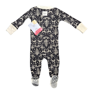 NWT | Burt's Bees Baby Organic Cotton Holiday Family Jammies | 0-3M