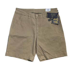 NWT | Vintage 1946 Men's Performance Chino Shorts | 4-Way Stretch | British Tan | Size 33