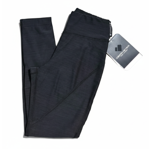 NWT | Obermeyer Courtney Teen Girl's Baselayer Leggings | Black Heather | Size S