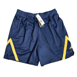 NWT | Adidas Select WWH Basketball Shorts | Night Indigo & Yellow | 7" Inseam | M