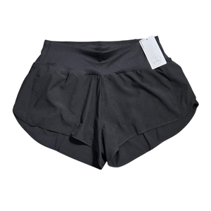 NWT | Black 2-in-1 Performance Running Shorts | Compression Liner | Hidden Zip Pocket | Size XL