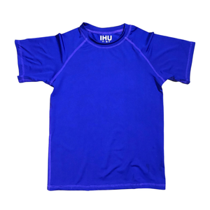 NWOT | Boys' Short Sleeve Performance Shirt | Artistic Raglan Athletic Top | Royal Blue | Size 7-8Y