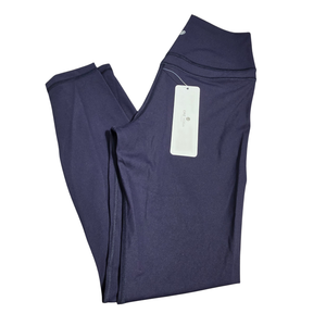 NWT | CRZ YOGA Women's High-Waisted Athletic Leggings | Performance Compression Silhouette | Navy Blue | Size Small
