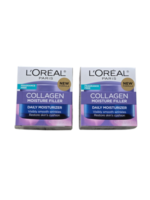 Set of 2 L'Oreal Collagen Moisture Filler Daily Moisturizer 1.7 oz