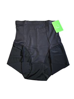 NWT | Women's High Waist Tummy Control Shapewear Briefs | Mesh Panel | Black | Small