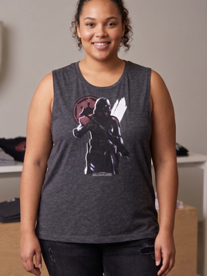 NWOT | Star Wars Jedi Fallen Order Purge Trooper Muscle Tank Top | Gray | XXL