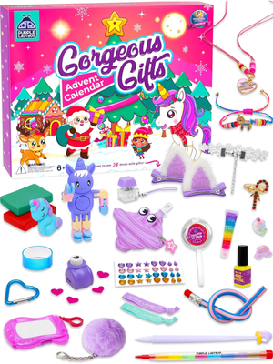 Purple Ladybug Gifts Advent Calendar Holiday Countdown Set