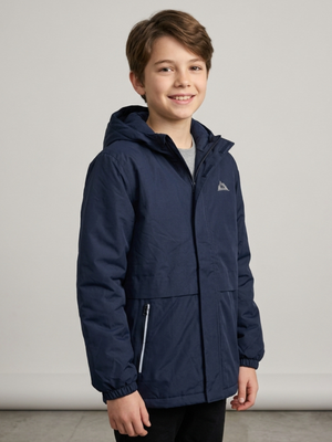 Urban Outdoor Kids Navy Blue Waterproof Winter Jacket Size 12