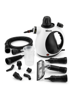 Handheld Multi-Purpose Steam Cleaner with 9-Piece Accessory Kit