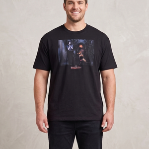 Marvel WandaVision Agatha Harkness Basement Scene Graphic Tall T-Shirt Black Hanes Beefy-T 3XLT