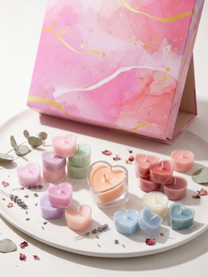 Scented Candle Advent Calendar Holiday Countdown Gift Box