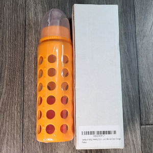 Glass Baby Bottle with Silicone Sleeve - 2 Size Available